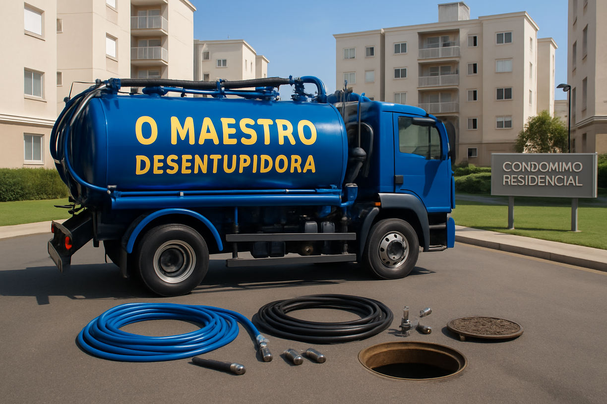 Desentupimento para Condomínios O Maestro